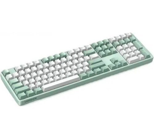 Клавиатура Ugreen KU103 зеленый/белый
