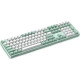 Клавиатура Ugreen KU103 зеленый/белый