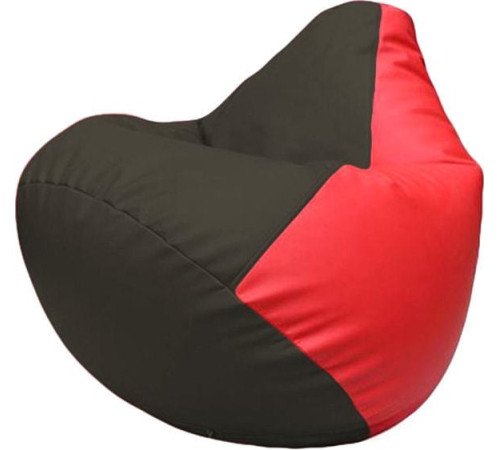 Кресло-мешок Flagman Груша Макси Г2.3-1609 черный/красный