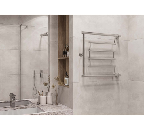 Полотенцесушитель Двин D Pobeda 50/60 черный матовый