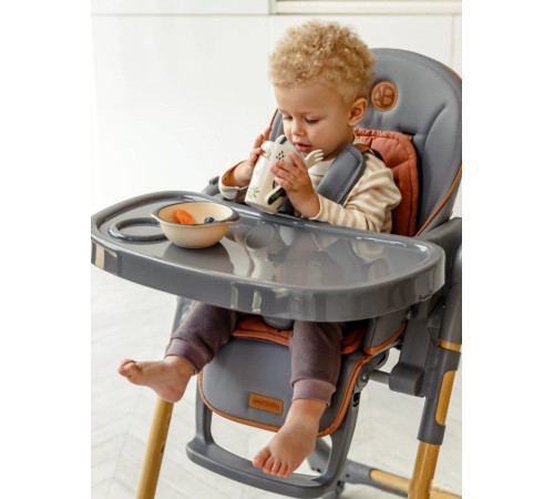 Высокий стульчик Amarobaby Elegant AB23-23EL/11 серый
