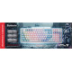 Клавиатура Defender Hawk GK-418 белый, Outemu Red
