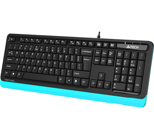 Клавиатура A4Tech Fstyler FKS10 черный/синий