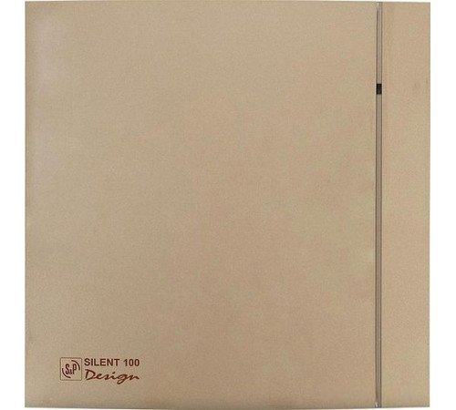 Осевой вентилятор Soler&Palau Silent-100 CZ Champagne Design - 4C [5210607200]