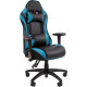 Игровое геймерское кресло CHAIRMAN CH43 экокожа, черный/бирюзовый