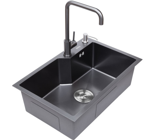 Кухонная мойка Avina HM6548 S PVD графит