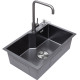 Кухонная мойка Avina HM6548 S PVD графит