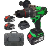 Ударная дрель-шуруповерт Zitrek Greenpower Li-ion Impact 084-1072 с 2-мя АКБ, кейс