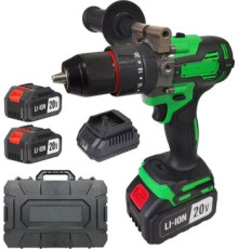 Ударная дрель-шуруповерт Zitrek Greenpower Li-ion Impact 084-1072 с 2-мя АКБ, кейс