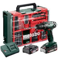 Дрель-шуруповерт Metabo BS 18 Set 602207710 с 2-мя АКБ, кейс