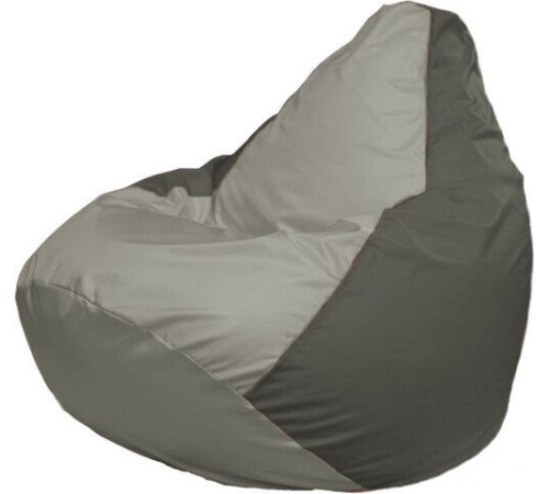 Кресло-мешок Flagman Груша Макси Г2.1-351 серый темный/серый