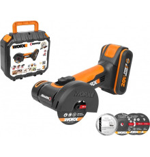 Угловая шлифмашина Worx WX801 с 1-им АКБ, кейс