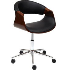 Офисное кресло TetChair Bend орех/кожзам черный