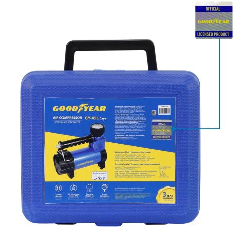 Автомобильный компрессор Goodyear GY-45L/case