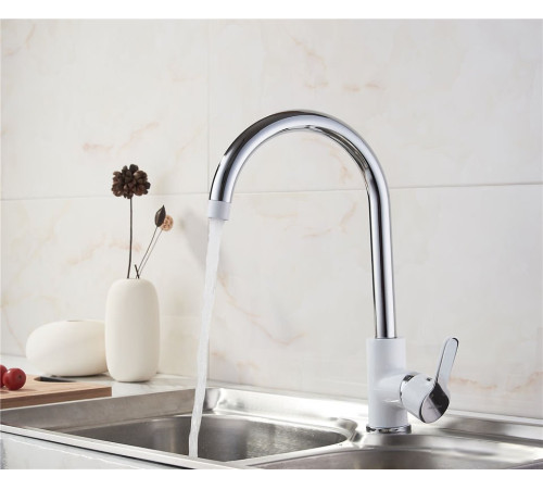 Смеситель Ledeme H03 L4003W белый