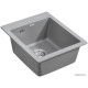 Кухонная мойка Paulmark Kante 40 PM104249-GRM серый/серый металлик