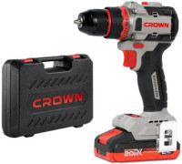 Дрель-шуруповерт Crown CT21128HMX-2 BMC с 2-мя АКБ, кейс