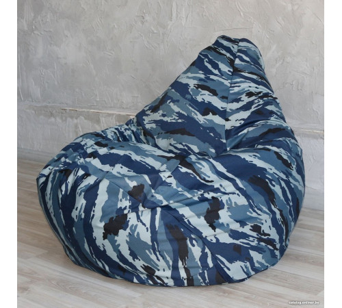 Кресло-мешок Flagman Груша Макси Г2.7-20 синий камуфляж