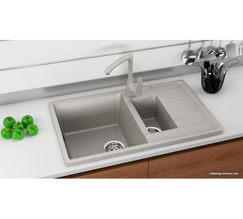 Кухонная мойка Ulgran U-205 ультра-черный