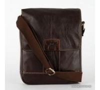Сумка через плечо Poshete 253-6507-31-DBW коричневый