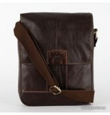 Сумка через плечо Poshete 253-6507-31-DBW коричневый