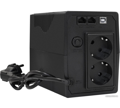 Источник бесперебойного питания ExeGate Power Smart ULB-850.LCD.AVR.2SH.RJ.USB EP285478RUS