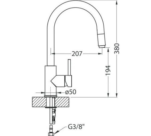 Смеситель Alveus Delos-P 1129023