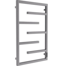 Полотенцесушитель Маргроид Ferrum Preim СНШ профильный 80*50 Графит, скрытого монтажа, таймер справа