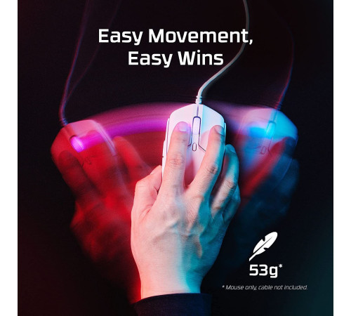 Игровая мышь HyperX Pulsefire Haste 2 белый