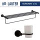 Набор аксессуаров для ванной Lauter 21TS20116 + 21TS2012 Matt Black, 2 предмета