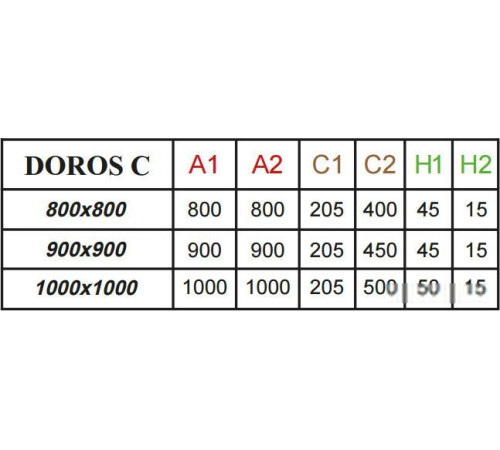 Душевой поддон Radaway Doros C 100x100 [SDRC1010-01]