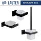 Набор аксессуаров для ванной Lauter 21SH71062 + 21SH71052 + 21SH71112 Matt Black, 3 предмета