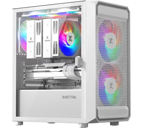 Корпус XASTRA A303M 3FRGB белый