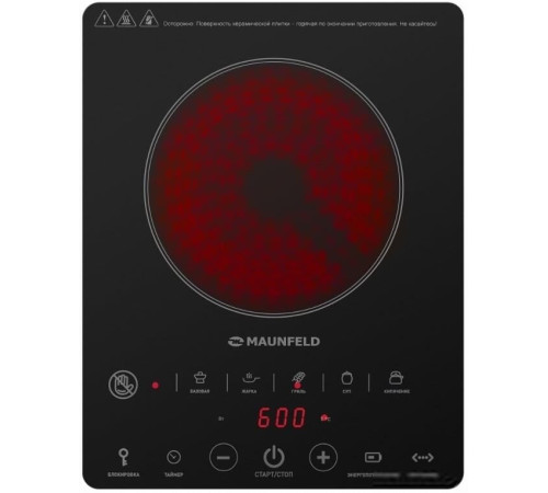 Настольная плита MAUNFELD EVCE.F291-BK