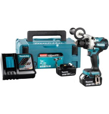 Дрель-шуруповерт Makita DDF486RTJ с 2-мя АКБ, кейс