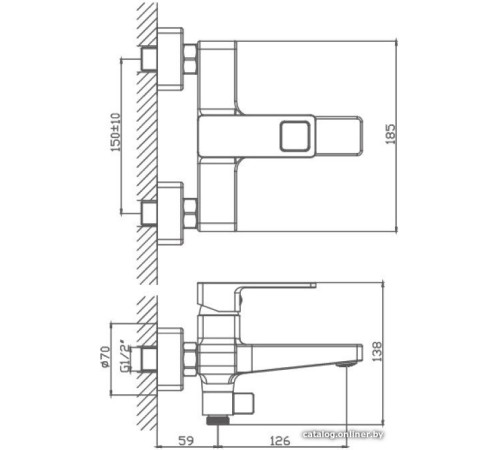 Смеситель Haiba HB60615-7 черный
