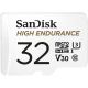 Карта памяти SanDisk High Endurance microSDHC SDSQQNR-032G-GN6IA 32GB с адаптером