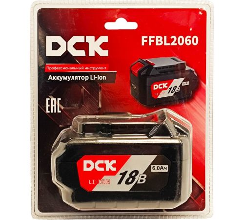 Аккумулятор DCK FFBL2060 18В/6 Ah