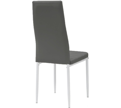 Стул Mio Tesoro Джия DC-060KD серый/белый