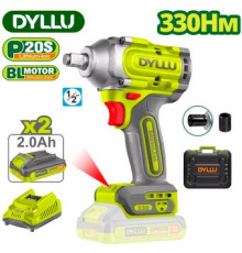 Гайковерт Dyllu DTCD1B33 с 2-мя АКБ, кейс