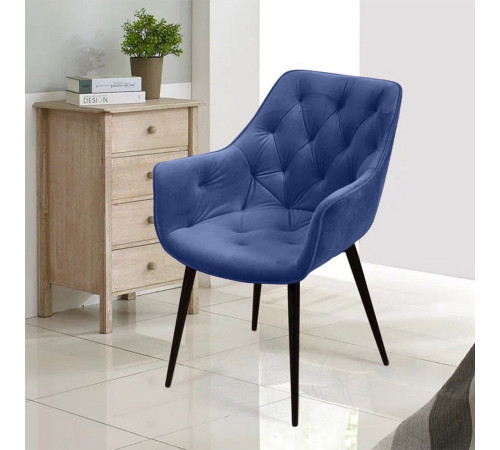 Стул с подлокотниками Ваш день Archi Barkhat 81 темно-синий