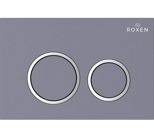 Унитаз подвесной Roxen Vine Tornado в комплекте с инсталляцией StounFix Dual Fresh 6 в 1 979012 кнопка: серый гранит