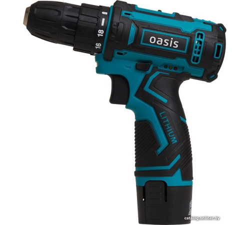 Дрель-шуруповерт Oasis ASB-12S с 2-мя АКБ, кейс