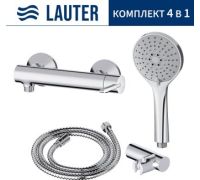 Смеситель Lauter Velvet 21СК9696С с лейкой Relexa Daisy 21S10167