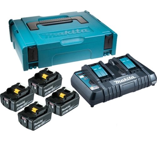 Аккумулятор с зарядным устройством Makita BL1850B + DC18RD 18В/5.0 а*ч + 18В