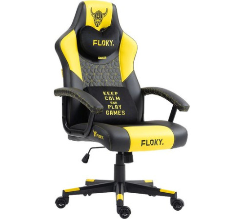Игровое геймерское кресло FLOKY Huginn Yellow SP желтый