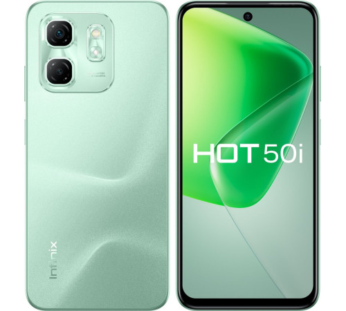 Телефон Infinix Hot 50i X6531B 4GB/128GB зеленый шалфей