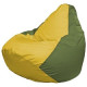 Кресло-мешок Flagman Груша Мини L Г0.1-259 желтый/оливковый