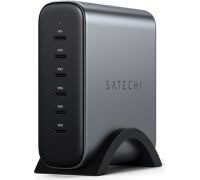 Сетевое зарядное Satechi 200W USB-C 6-Port GaN Charger ST-C200GM-EU