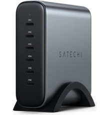 Сетевое зарядное Satechi 200W USB-C 6-Port GaN Charger ST-C200GM-EU